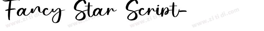 Fancy Star Script字体转换